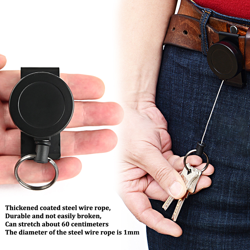 Heavy Equipment Operator - Retractable Keychain Badge Holder Reel With