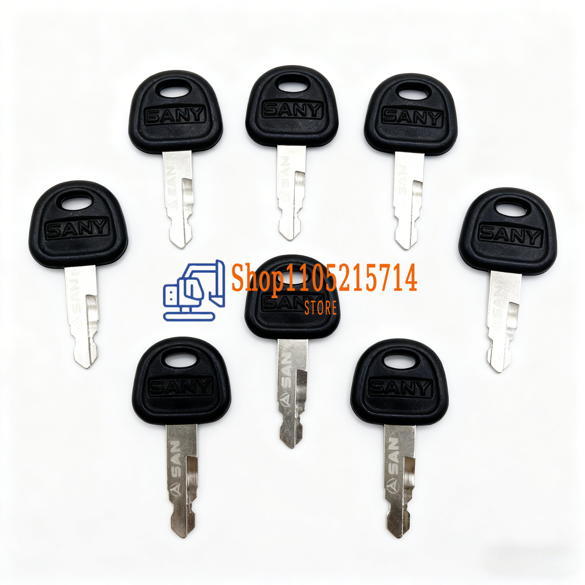 Heavy Equipment Bulldozer - 2/5/10/15 Pcs Ignition Key For Sany