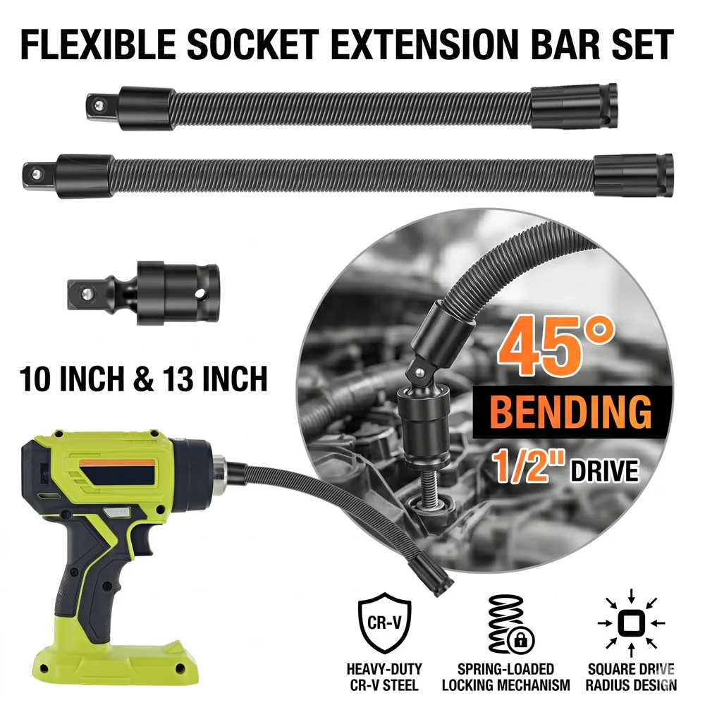 1/2 Flexible Socket Extension  – обзор и цена Heavy Equipment Operator