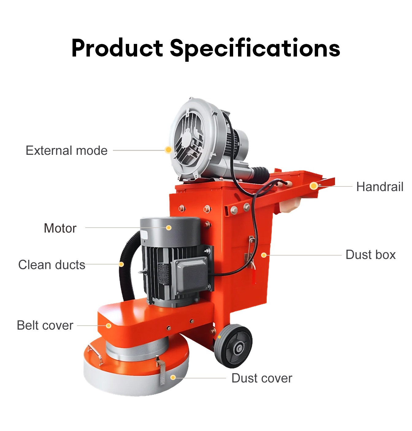 Industrial Heavy Duty Concrete – обзор и цена Floor Grinding Machine