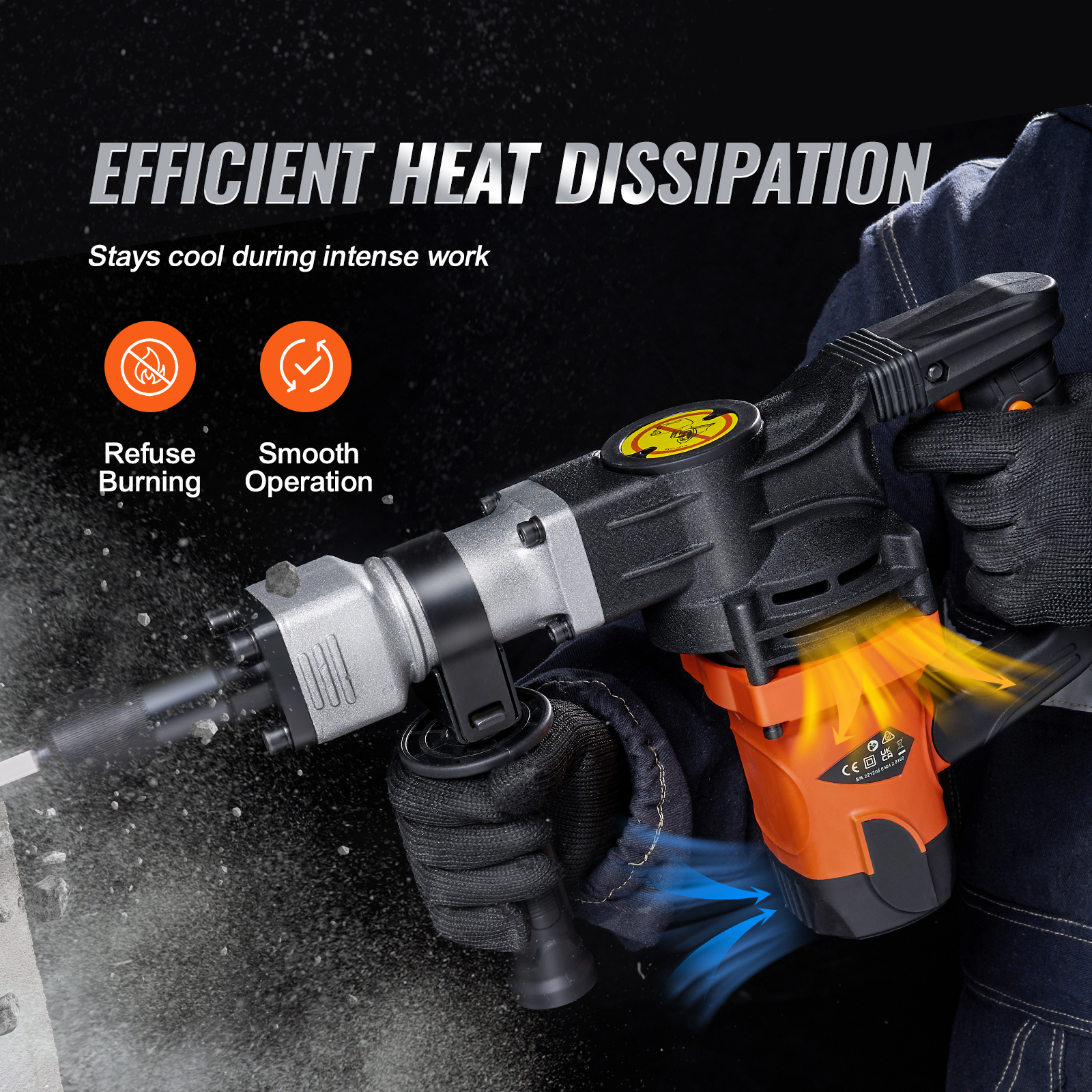 SucceBuy 1400W Demolition Jack – обзор и цена Concrete Breaker Demolition